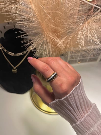 خاتم بوشرون مطلي