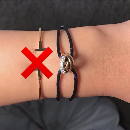 اساور ساده وكرستال