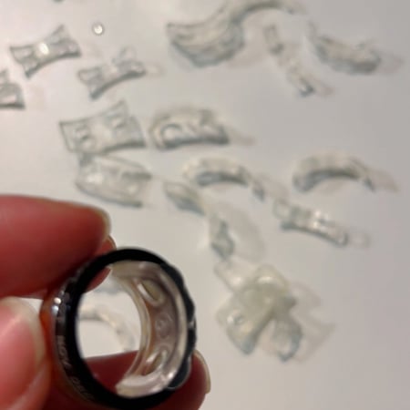 ربله تصغير الخاتم مع توضيح عرض الخاتم