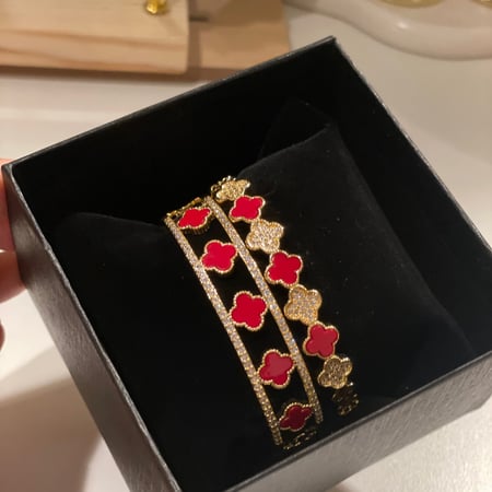 اسوارتين مع خواتم فري سايز