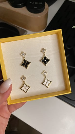 حلق ذهبي وفضي