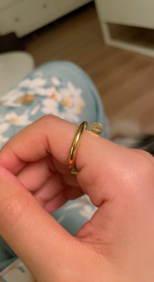 خاتم  مسمار مطلي