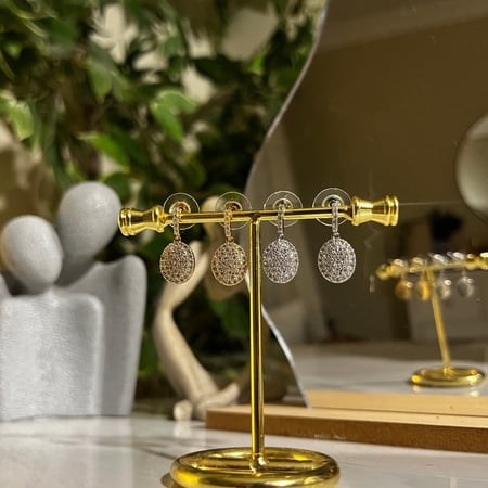 حلق ذهبي وفضي