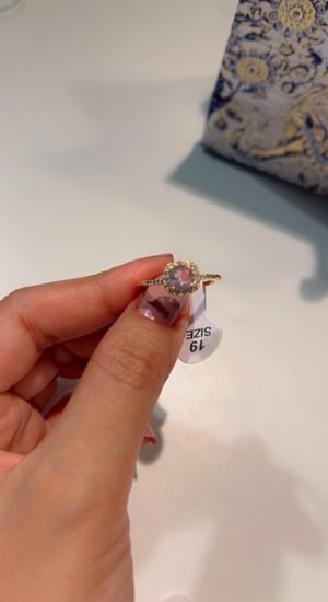 خاتم ملون مطلي