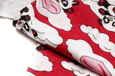 بيجامة نسائية قطن ، 3 قطع ، اللون الرمادي فاتح