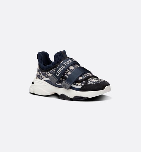 Dior Sneaker Deep Blue Dior Oblique Technical Fabric