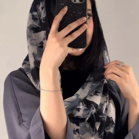 عبايه ( N15 )دبل فيس رمادي