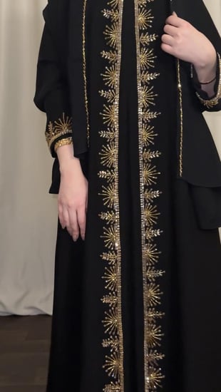 عبايه ( N85 ) شك ذهبي
