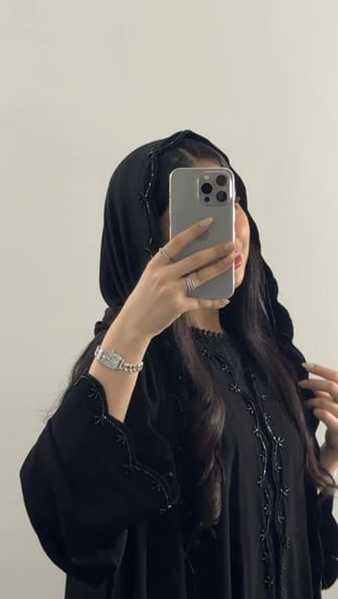 عبايه ( N66 ) شك اسود