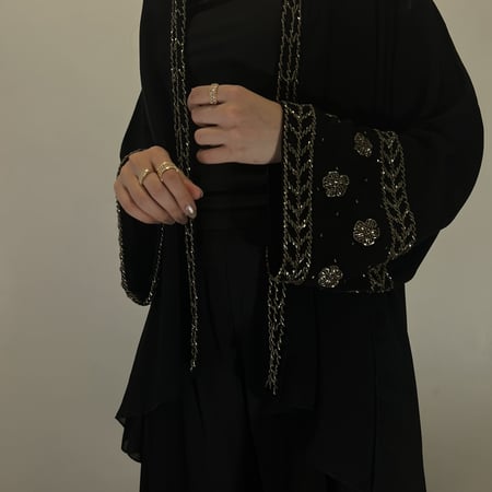 عبايه ( N8 ) شك ذهبي