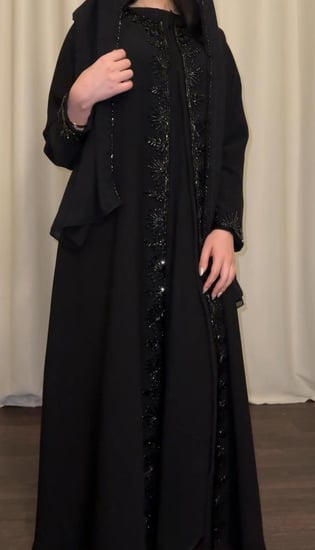 عبايه ( N90 ) شك اسود