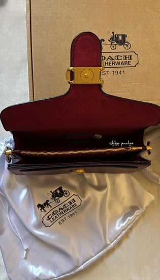 Coach tabby عنابي برغندي