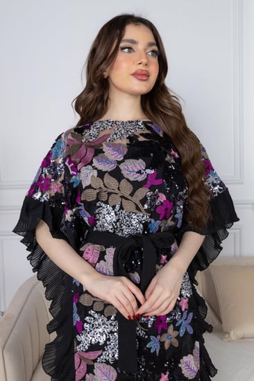 فستان زهرة الليل المتألقة