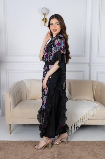 فستان زهرة الليل المتألقة