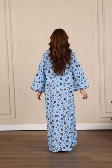 جلابية روز مطرزة وأنيقة