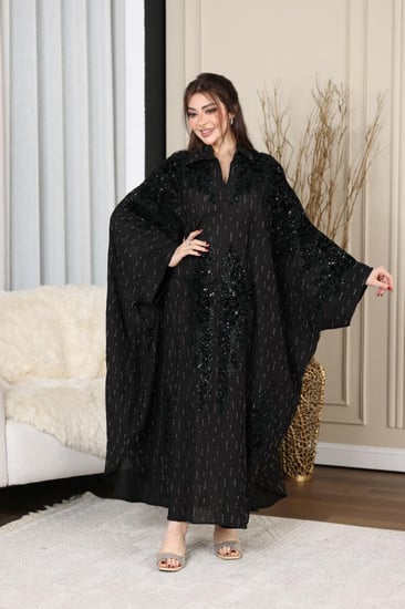 جلابية كريب مجعد