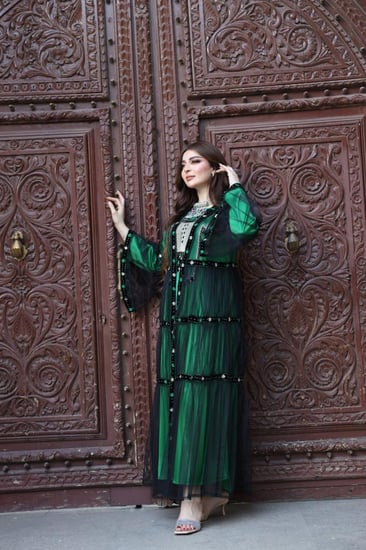 جلابية يوم التأسيس بخام ساتان والتل العربي التراثي