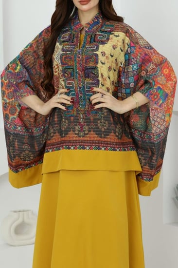 قميص رايون مشجر