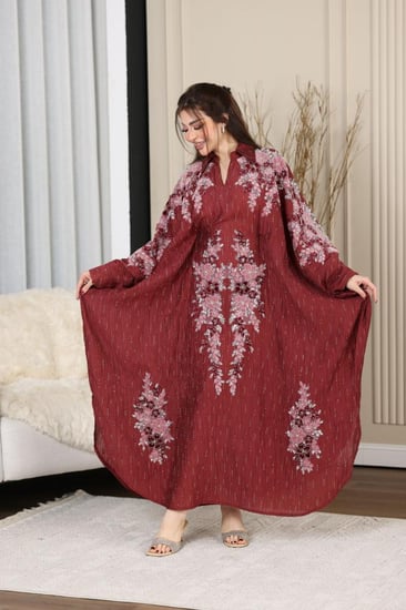 جلابية كريب مجعد