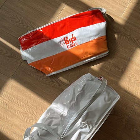 شنطة فنتج من اهداءات كعكي كولا