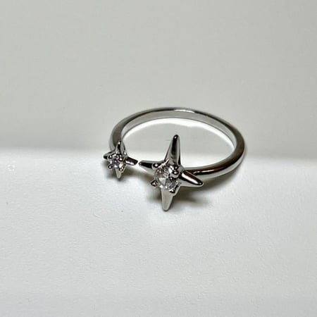 خاتم مطلي فضة-1