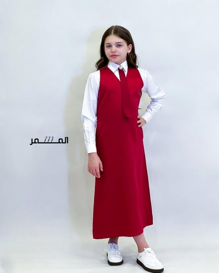 مريول وردي غامق -القطيف