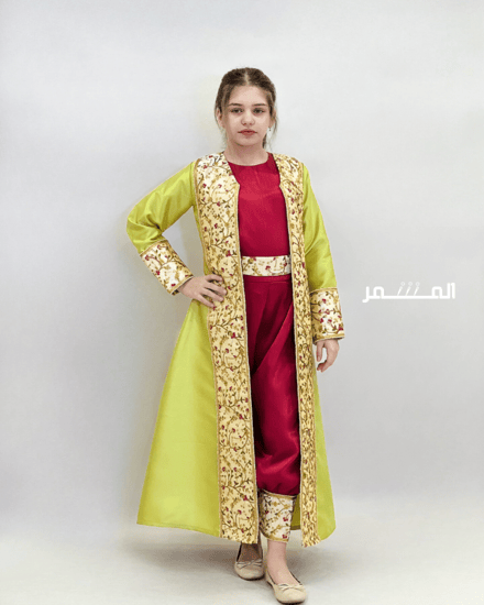 بشت ناصفة 05 - اخضر مصفر