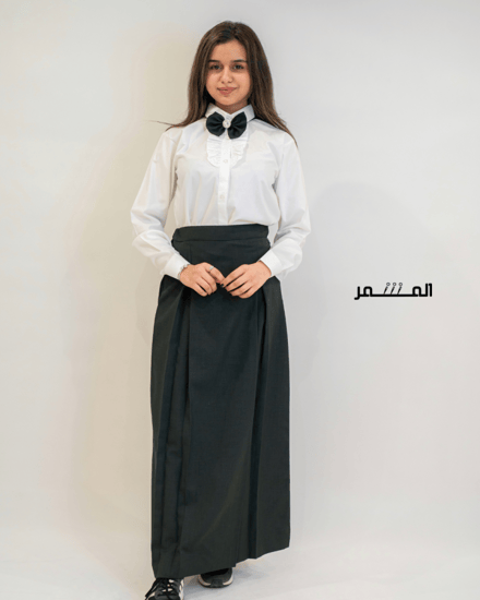 تنورة اخضر -كسرتين مخفي