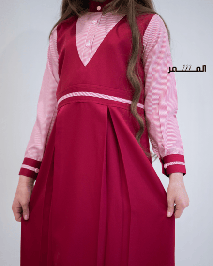 مريول وردي غامق-الاحساء