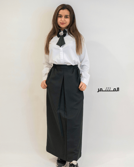 تنورة اخضر -كسرة واحدة