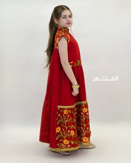 فستان ناصفة 03- احمر