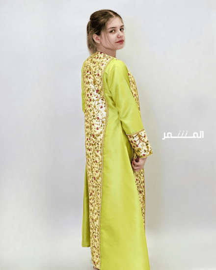 بشت ناصفة 05 - اخضر مصفر