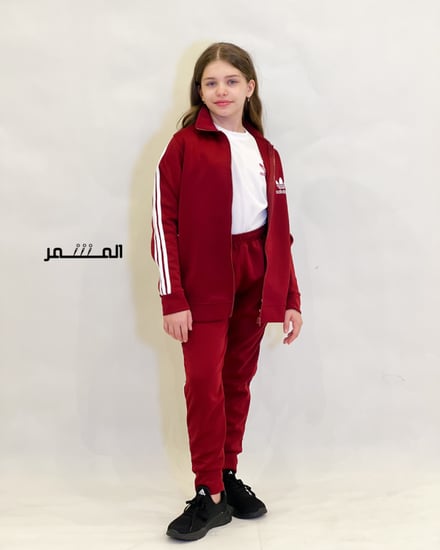 بدلة رياضة   - عنابي