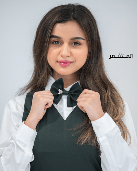 ربطة عنق فيونكة - اخضر كرستال ناعم