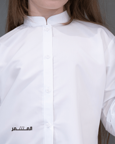قميص  ابيض صيني - اطفال