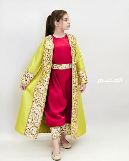 بشت ناصفة 05 - اخضر مصفر