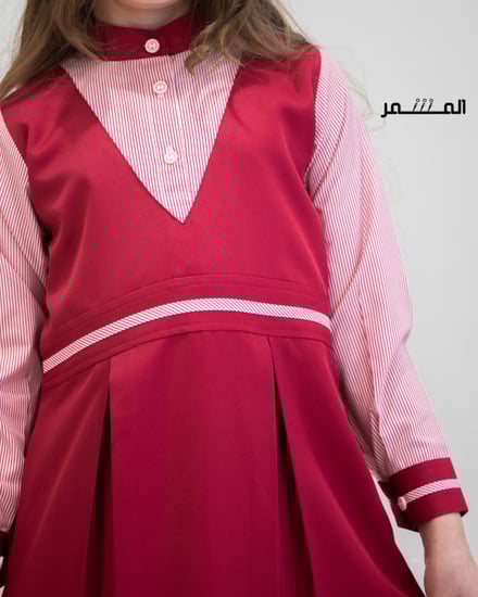 مريول وردي غامق-الاحساء