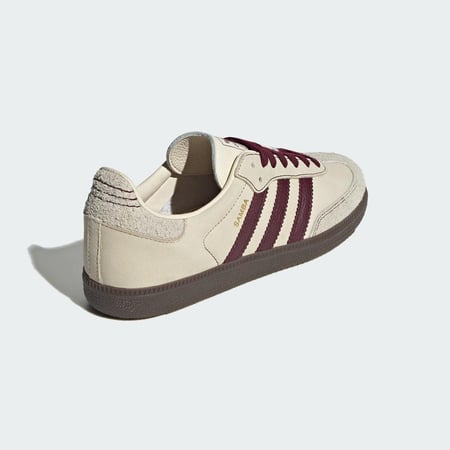 Samba OG Shoes Wonder White / Maroon / Putty Grey