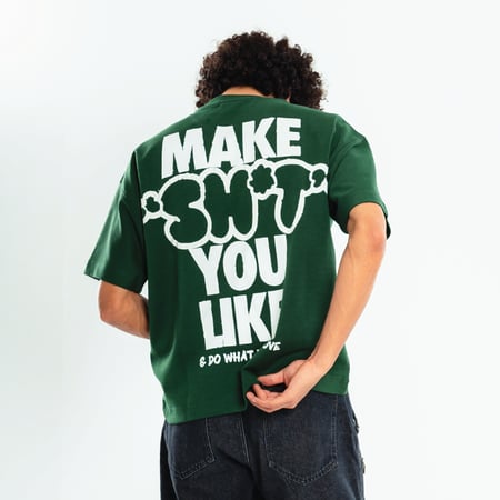 DARK GREEN TEE - BOLD RABEL