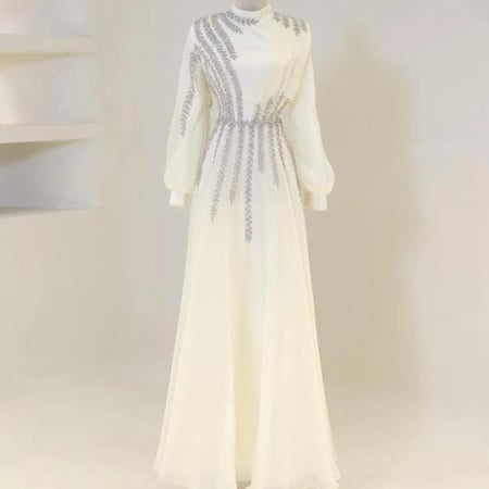 فستان سهرة اوف وايت