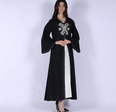 جلابيه العيد كتان قطعتين