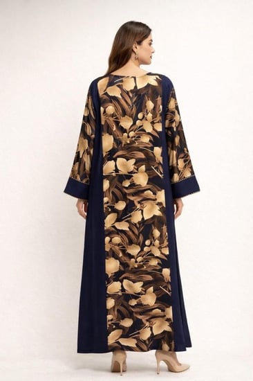 جلابية قطن على حرير