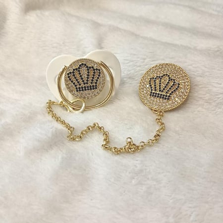 لهايه مواليد كرستال مع مشبك