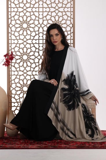 جلابية فخمة مكونه من قطعتين