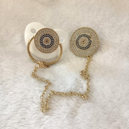 لهايه مواليد كرستال  مع مشبك