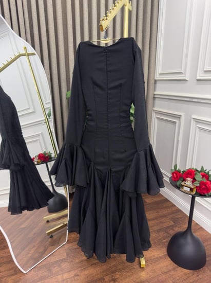 فستان رند اسود