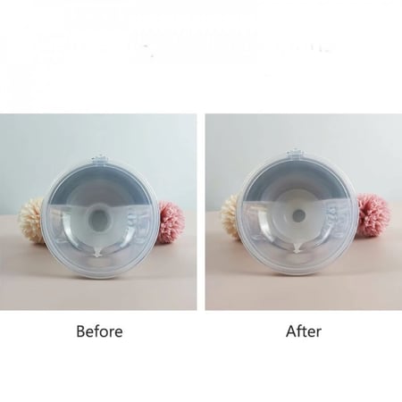 مصغر أقماع الثدي الشفاف لضمان تدفق الحليب