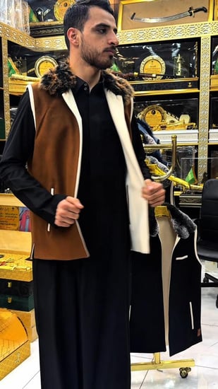 سديري رجالي قلاب فرو دبل فيس جديد