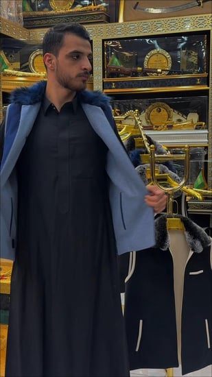 سديري رجالي قلاب فرو دبل فيس جديد