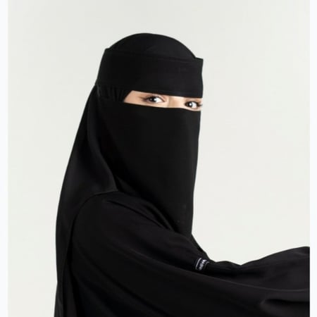نقاب نسائيNikab white